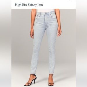 Abercrombie High Rise Skinny Jean